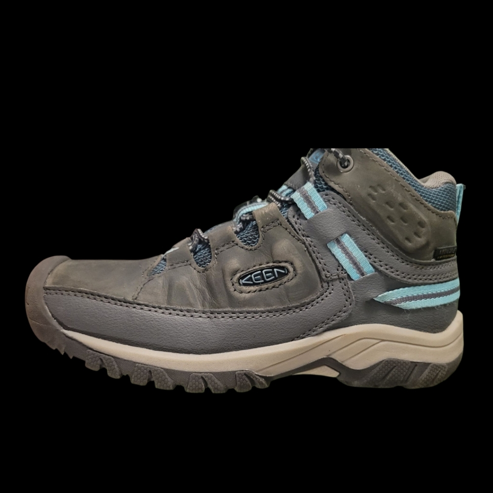 KEEN Targhee Mid Waterproof Kids Hiking Boots Size 1 - Worn Twice, Like New! - Picture 4 of 8
